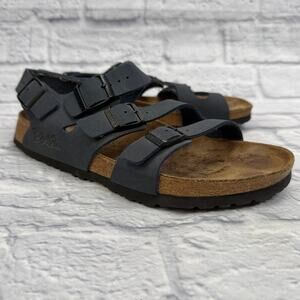 BIRKENSTOCK Birki’s Ellice 3 Strap Sandals Blue Size 40 70 260 L9 M7